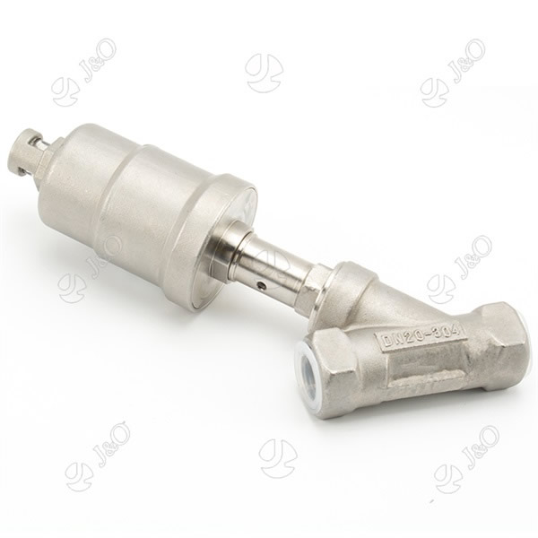 Pneumatic Female Angle Seat Valve With SS Actuator