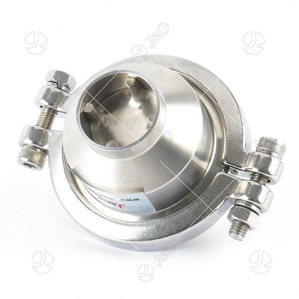 Sanitary Butt Weld Check Valve With High Pressure Clamp