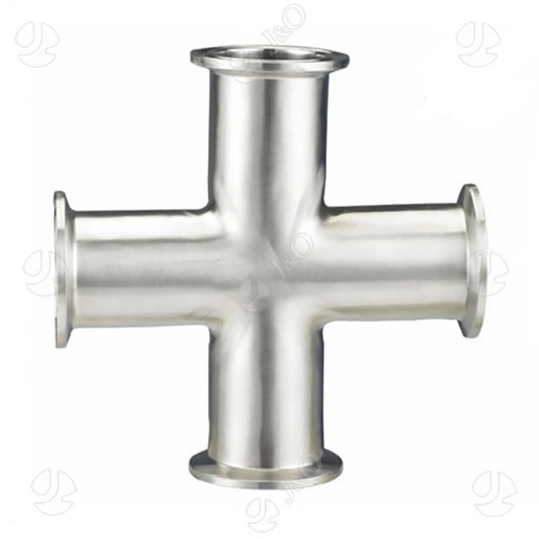 Sanitary Stainless Steel Clamped Equal Cross