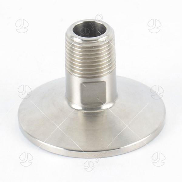 Sanitary Stainless Steel Long Type Male-Clamped Adapter