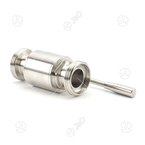 Sanitary Stainless Steel Male Ball Valve With SS Handle