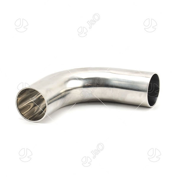 Sanitary Stainless Steel 90 Degree Butt Weld Long Elbow