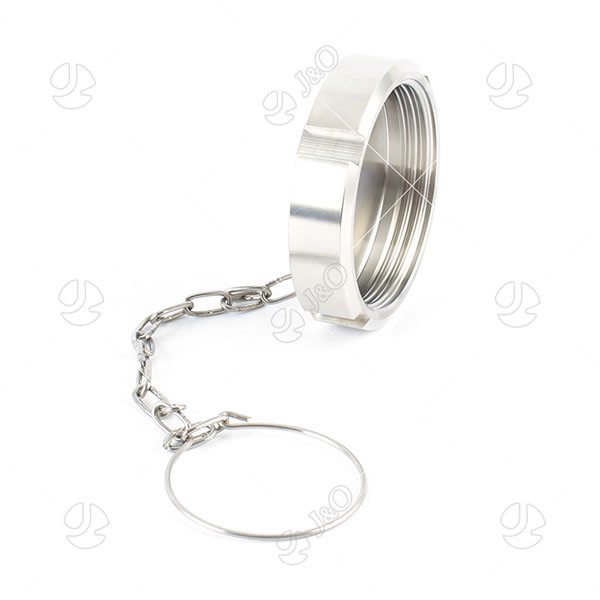 Sanitary Stainless Steel Thread Round Blind Nut With Chain