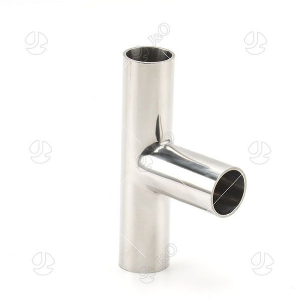 Sanitary Stainless Steel Butt Weld Equal Tee