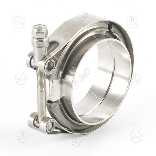 China Stainless Steel Complete Standard VBand Clamp with Flange, Standard VBand Clamp, V Band