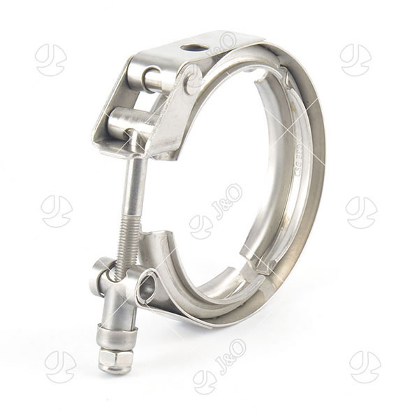 FAYUE 5Lap Joint Exhaust Band Clamp Preformed Stainless Steel SS 304 Heavy duty Exhaust 