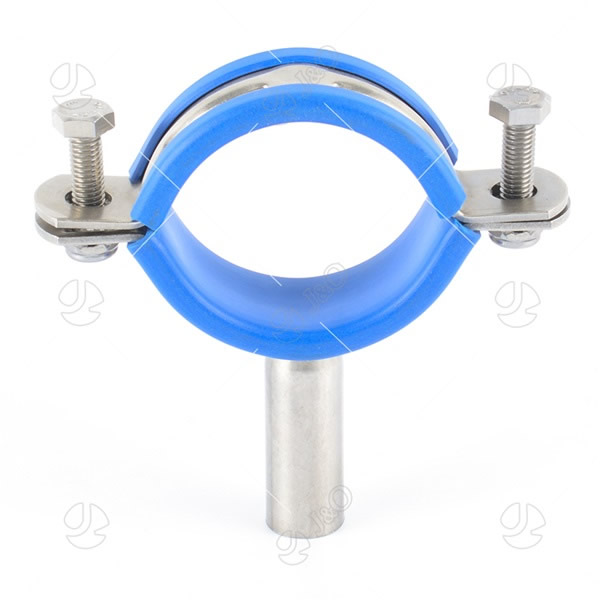 Sanitary Stainless Steel Pipe Holder with Blue Insert, China TH6 Pipe