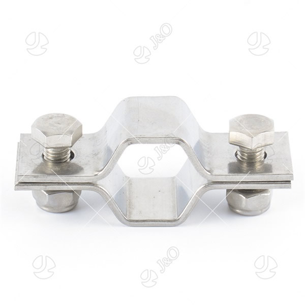 Stainless Steel Hexagonal TH4 Pipe Holder Without Black Insert