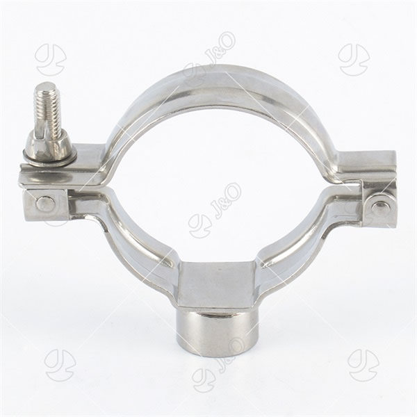 Stainless Steel Round Type TH1M Pipe Holder With Female Thread End
