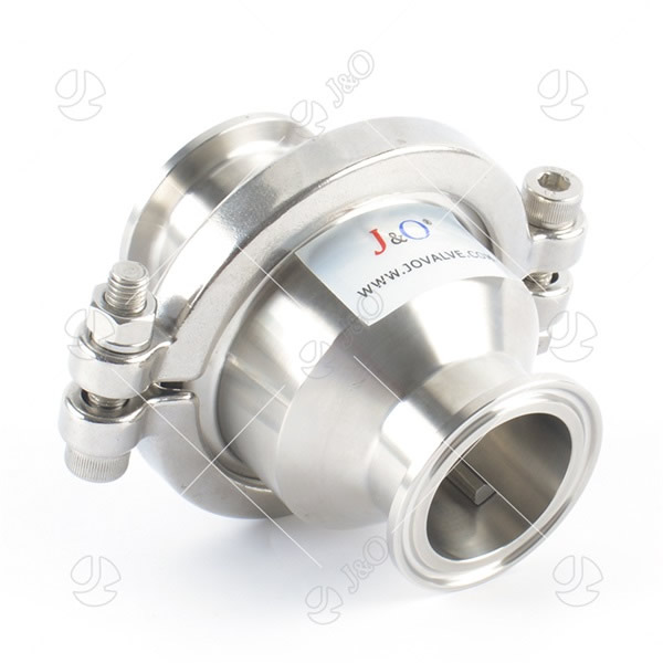 Stainless Steel Sanitary Clamped Check Valve With High Pressure Clamp