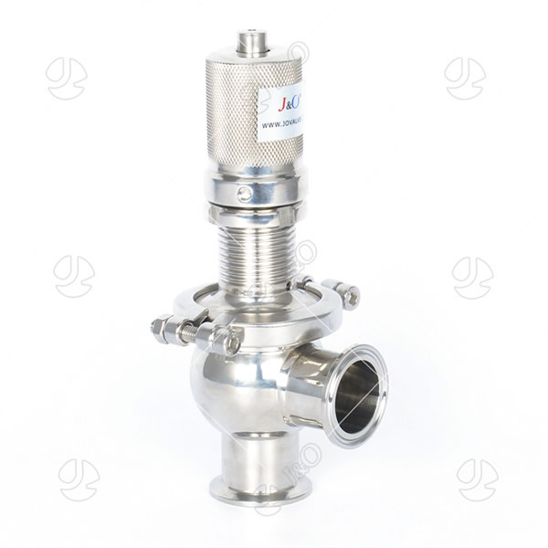 Stainless Steel Sanitary Tri Clamp Clamped Pressure Release Safety Valve