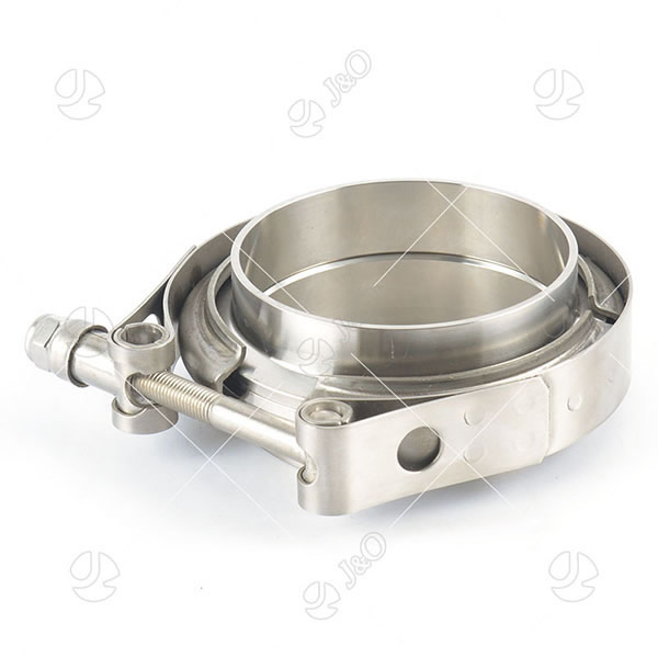 Complete Standard Stainless Steel V-Band Clamp With Flange
