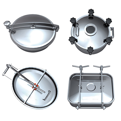 J&O Sanitary Stainless Steel tank round Manhole Manway Cover.pdf