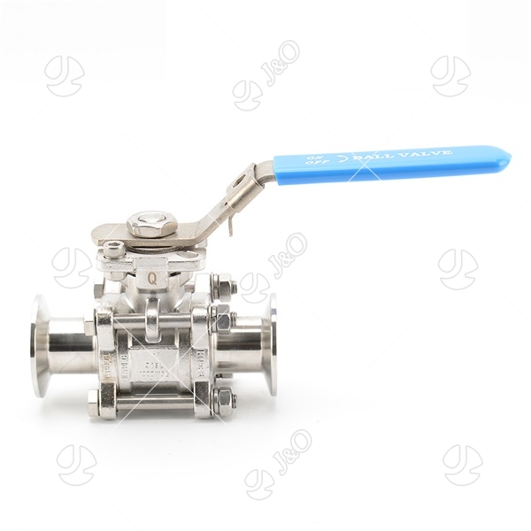 Clamped 3PC Ball Valve