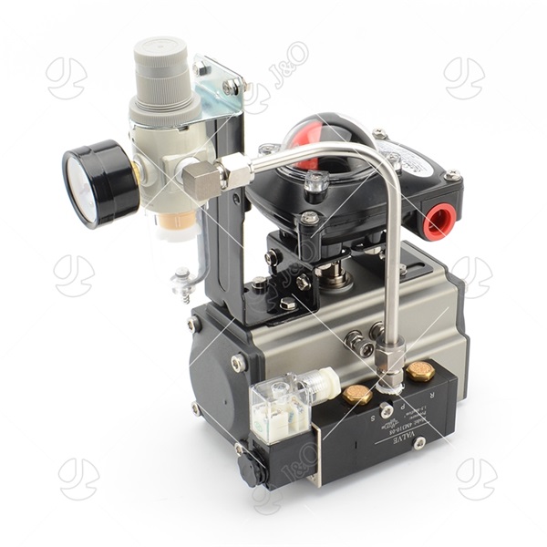 Pneumatic Actuator with Solenoid Valve Limit Switch Filter Relief
