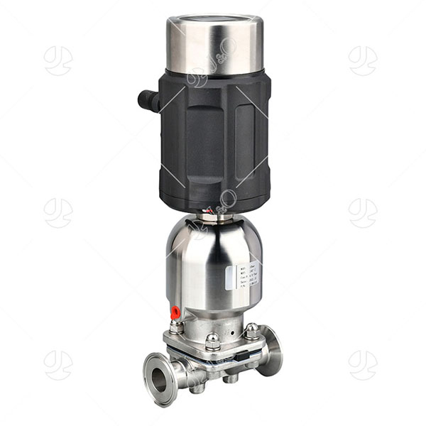 Pneumatic Sanitary Stainless Steel Tri Clamp Diaphragm Valve with