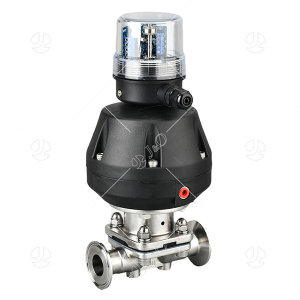 Sanitary Stainless Steel Clamped Pneumatic Diaphragm Valve With